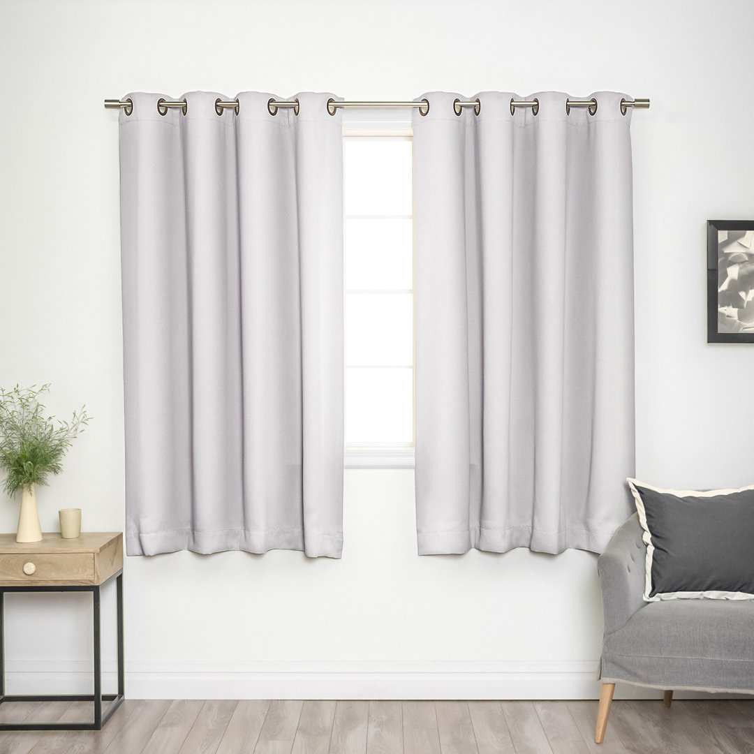 Alysheeya Polyester Blackout Single Curtain Panel